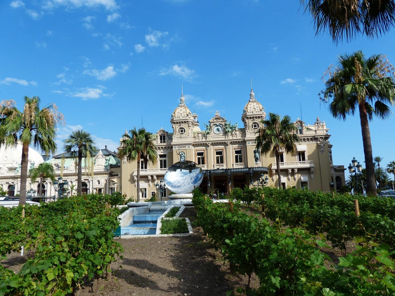 Tuin bij casino